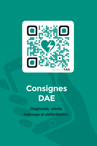 Panneau Consignes DAE